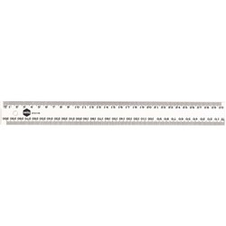 Marbig Plastic Ruler 40cm Clear